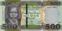 500 Pounds SOUTH SUDAN  2018 P.New