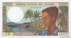 1000 Francs KOMOREN  1994 P.11b2