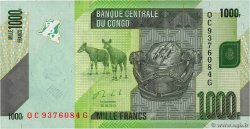 1000 Francs DEMOKRATISCHE REPUBLIK KONGO  2013 P.101b ST