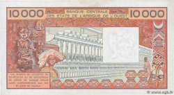 10000 Francs WEST AFRIKANISCHE STAATEN  1991 P.109Aj VZ+