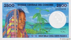 2500 Francs KOMOREN  1997 P.13 fST+