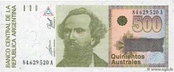 500 Australes ARGENTINE  1990 P.328b NEUF