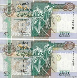 50 Rupees Consécutifs SEYCHELLES  1998 P.38a