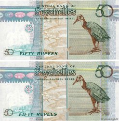 50 Rupees Consécutifs SEYCHELLES  1998 P.38a FDC