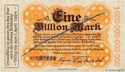 1 Billion Mark GERMANY Trier - Trèves 1923 