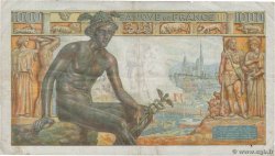 1000 Francs DÉESSE DÉMÉTER FRANCIA  1943 F.40.18 BC+