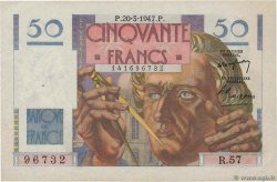 50 Francs LE VERRIER FRANCE  1947 F.20.07