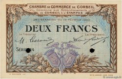 2 Francs Spécimen FRANCE regionalism and various Corbeil 1920 JP.050.06 UNC-