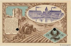 2 Francs Spécimen FRANCE regionalismo e varie Corbeil 1920 JP.050.06 q.FDC