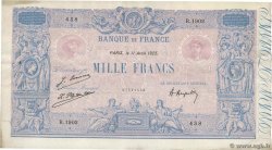 1000 Francs BLEU ET ROSE FRANCE  1925 F.36.41