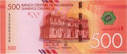 500 Cordobas NICARAGUA  2014 P.214a UNC