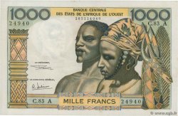 1000 Francs ÉTATS DE L AFRIQUE DE L OUEST  1969 P.103Ag