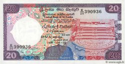 20 Rupees SRI LANKA  1990 P.097b UNC