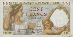 100 Francs SULLY FRANCIA  1941 F.26.49 BB
