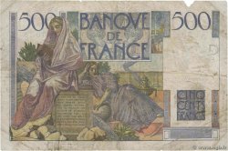 500 Francs CHATEAUBRIAND FRANKREICH  1946 F.34.05 SGE