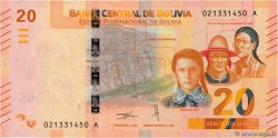20 Bolivianios BOLIVIA  2017 P.249 FDC