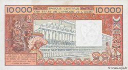 10000 Francs WEST AFRIKANISCHE STAATEN  1991 P.109Aj fST+
