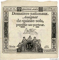 15 Sols FRANCIA  1792 Ass.35a