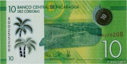 10 Cordobas NICARAGUA  2014 P.209a FDC