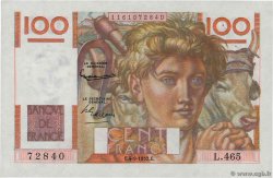 100 Francs JEUNE PAYSAN FRANCIA  1952 F.28.33 EBC+