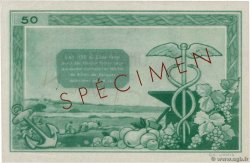 50 Francs LOIRE INFERIEURE Spécimen FRANCE regionalism and miscellaneous Nantes 1940 BU.63.02 AU