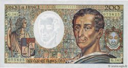 200 Francs MONTESQUIEU FRANCE  1992 F.70.12c UNC-