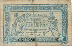 50 Centimes TRÉSORERIE AUX ARMÉES 1917 FRANCE  1917 VF.01.02 F