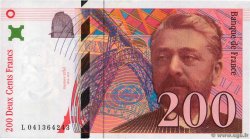 200 Francs EIFFEL FRANCE  1996 F.75.03a VF