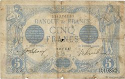 5 Francs BLEU FRANCIA  1916 F.02.37 RC