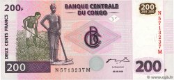 200 Francs REPúBLICA DEMOCRáTICA DEL CONGO  2000 P.095a