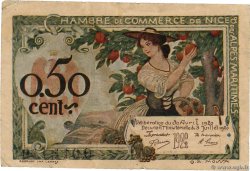 50 Centimes FRANCE Regionalismus und verschiedenen Nice 1920 JP.091.09