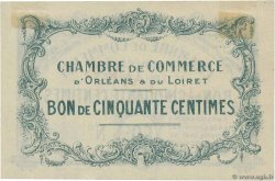 50 Centimes Spécimen FRANCE regionalismo e varie Orléans 1914 JP.095.01 SPL