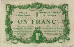1 Franc FRANCE Regionalismus und verschiedenen Orléans 1916 JP.095.12 SS
