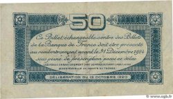 50 Centimes FRANCE Regionalismus und verschiedenen Toulouse 1920 JP.122.39 SS