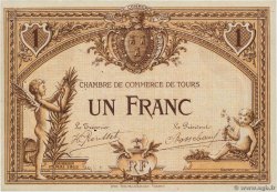 1 Franc Spécimen FRANCE Regionalismus und verschiedenen Tours 1915 JP.123.02 VZ