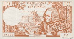 10 Francs Voltaire Scolaire FRANCE Regionalismus und verschiedenen  1965 