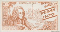 10 Francs Voltaire Scolaire FRANCE regionalismo e varie  1965  q.FDC