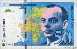 50 Francs SAINT-EXUPÉRY modifié FRANCIA  1999 F.73.05 BC+