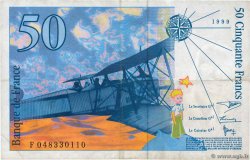 50 Francs SAINT-EXUPÉRY modifié FRANCIA  1999 F.73.05 BC+
