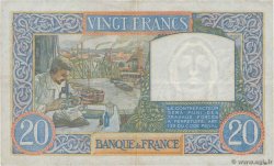 20 Francs TRAVAIL ET SCIENCE FRANCE  1941 F.12.20 TTB