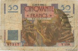 50 Francs LE VERRIER FRANCIA  1950 F.20.16 RC