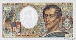 200 Francs MONTESQUIEU FRANKREICH  1990 F.70.10b ST