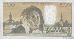 500 Francs PASCAL FRANCE  1990 F.71.43 F+