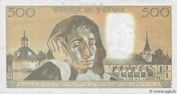 500 Francs PASCAL FRANCE  1991 F.71.47 VF