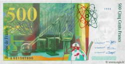 500 Francs PIERRE ET MARIE CURIE FRANCIA  1994 F.76.01 EBC