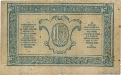 50 Centimes TRÉSORERIE AUX ARMÉES 1917 FRANCIA  1917 VF.01.02 q.MB