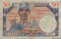 50 Francs TRÉSOR FRANÇAIS FRANKREICH  1947 VF.31.01