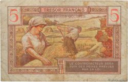 5 Francs TRÉSOR FRANÇAIS FRANCIA  1947 VF.29.01 MB