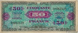 50 Francs DRAPEAU FRANCIA  1944 VF.19.01