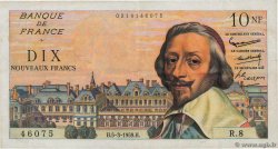 10 Nouveaux Francs RICHELIEU FRANCE  1959 F.57.01 VF